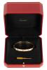 Ladies Cartier 18K Yellow Gold Love Bracelet with 10 Semi-Precious Gem Stones Boasting Brilliant Colors