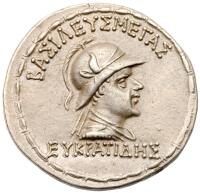 Kingdom of Baktria. Eukratides I Megas, ca. 170-145 BC.