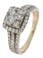 Ladies 14K White Gold and Diamond Ring/Engagement Ring in Superior Pre-Owned Condition.