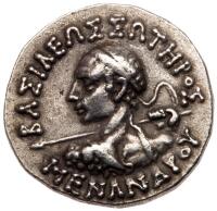 Kingdom of Baktria. Menander, ca. 165/55-130 BC.