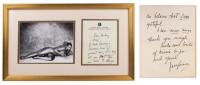 Josephine Baker: Beautifully Presented ALS to her Sister Meg on the Savoy London Letterhead