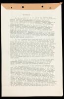 Typed Document Signed, Agreement with Ed Sullivan and Walter Samuels