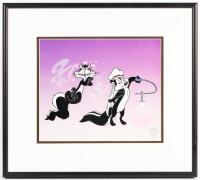 Authentic Sericel of Pep&Atilde;&copy; Le Pew and Penelope "Pep&Atilde;&copy; Le Pew Loves You". Colorful and charming sericel from Pep&Atilde;&copy; Le Pew Lo