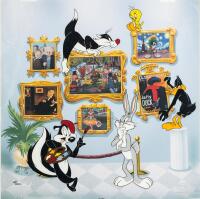 Clampett Studio "Looney Tunes Art Opening" Lampooning Great Works of Art. Limited Edition Sericel