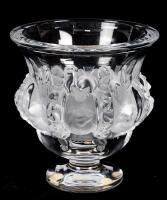 Lalique Pedestal Vase with Sparrows; One of Lalique's Most Popular Creations.