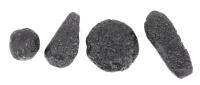 Four (4) Tektites in a Variety of Natural Shapes and Sizes