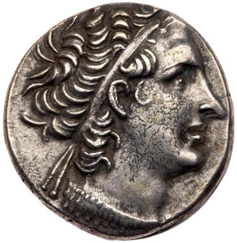 Kings of Egypt. Ptolemy XII Neos Dionysos (Auletes), restored 55-51 BC. Silver Tetradrachm