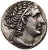 Kings of Egypt. Ptolemy XII Neos Dionysos (Auletes), restored 55-51 BC. Silver Tetradrachm