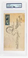 Ty Cobb: Superb Historic Aviation Cover Signed Boldly by the