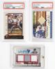 Three Signed Baseball Cards Two with Swatches: Derek Jeeter, Walker Buehler and Roger Clemens - 2