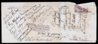 1930 St. Louis Cardinals, 24 Signatures Including 6 Hall of Famers: Grimes, Haines, Bottomley, Frisch, Hafey & Alexander