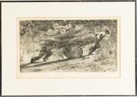 Louis Lozowick. "Bananas and Sugar Cane" Limited Edition Signed 13/20