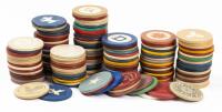 277 Different Vintage Poker Chips
