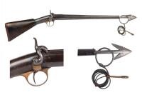 Rare Harpoon Rifle, Mid-19th Century In Superior Condition