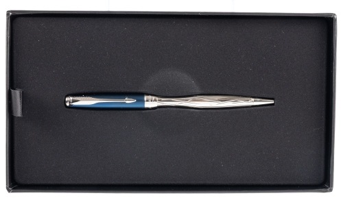 Parker Sonnet Special Edition Silver and Blue Ballpoint Pen