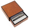 Parker Duofold Chocolate Pinstripe Centennial Fountain Pen Medium Nib