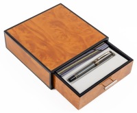 Parker Duofold Chocolate Pinstripe Rollerball Pen