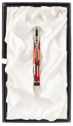 Parker Duofold Red Mosaic International Ballpoint Pen