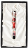 Parker Duofold Red Mosaic International Fountain Pen Medium Nib