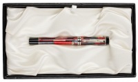Parker Duofold Red Mosaic Fountain Pen Medium Nib
