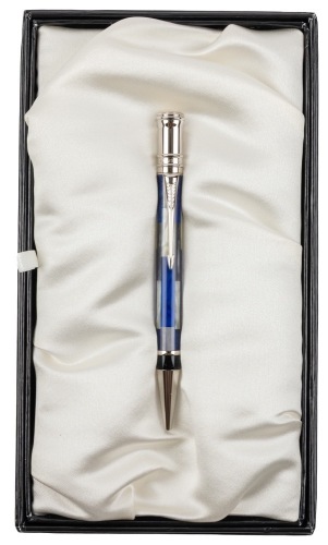 Parker Duofold Blue Mosaic Ballpoint Pen
