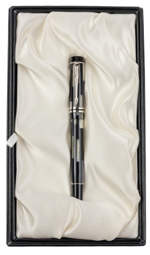 Parker Duofold Black Mosaic Rollerball Pen