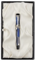 Parker Duofold Blue Mosaic International Fountain Pen Medium Nib