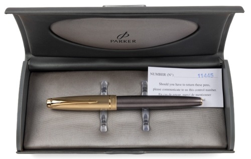 Parker 100 Smoked Bronze Fountain Pen Medium Nib