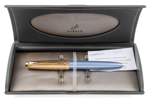 Parker 100 Diamond Blue Rollerball Pen