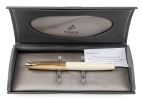 Parker 100 Honey White Fountain Pen Fine Nib