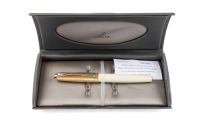 Parker 100 Honey White Rollerball Pen