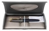 Parker 100 Cobalt Black Gold Trim Rollerball Pen