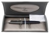 Parker 100 Cobalt Black Silver Trim Rollerball Pen