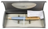 Parker 100 Diamond Blue Ballpoint Pen