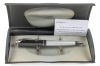 Parker 100 Opal Silver Ballpoint Pen