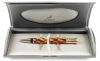 Parker Duofold Amber Check Ballpoint Pen