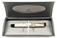 Parker Duofold Pearl and Black Centennial Fountain Pen Medium Nib