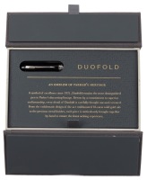 Parker Duofold Classic Black CT Centennial Fountain Pen Fine Nib