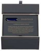 Parker Duofold Classic Blue and Black CT Centennial Fountain Pen Medium Nib