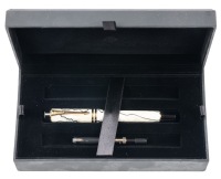 Parker Duofold Pearl and Black International Fountain Pen Medium Nib