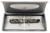 Parker Duofold Green Check Fountain Pen Fine Nib