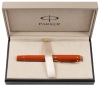 Parker Duofold 14 Big Red Gold Trim Fountain Pen Medium Nib