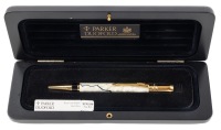 Parker Duofold Pearl and Black International Ballpoint Pen