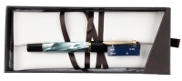 Pelikan M200 Green Marbled Fountain Pen Medium Gold Plated Steel Nib