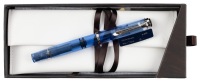 Pelikan Demonstrator M205 Blue Transparent Fountain Pen Fine Steel Nib