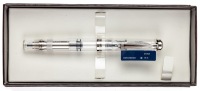 Pelikan M805 Clear Demonstrator with English Engravings Fountain Pen Medium 18K Nib