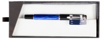 Pelikan M205 Blue Marbled Fountain Pen Fine Steel Nib