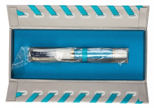 Pelikan M600 Turquoise Fountain Pen Medium 14K Nib