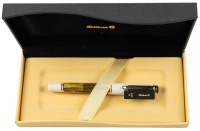 Pelikan M400 Tortoise White Fountain Pen Oblique Broad 14K Nib