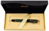 Pelikan M400 Green Striped Fountain Pen Broad 14K Nib